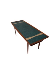 Mid-Century Modern Coffee Table with Mosaic Top by Berthold Muller, 1950s